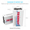 Combo: Tenergy TN136 4-bay 9V Smart Charger + 8pcs Premium 9V 250mAh NiMH Rechargeable Batteries