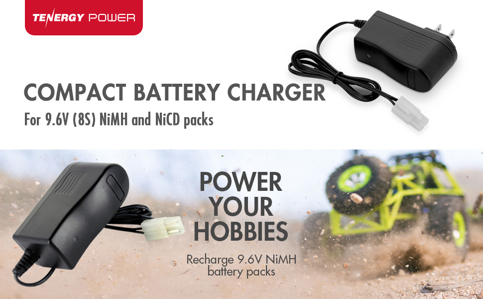 Compact Battery Charger For 9.6V (8S) NIMH and NiCD Packs