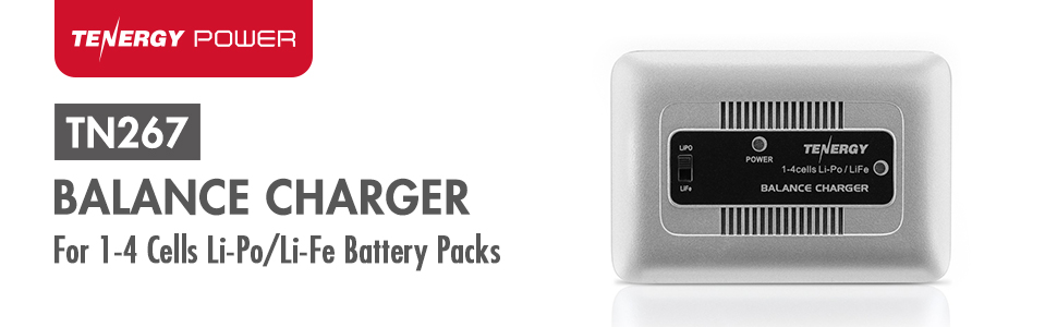 Tenergy TN267 1-4 Cells Li-Po/Li-Fe Balance Charger And Lipo Charging Bag For Airsoft & RC Car Battery Packs With 1S To 4S XH Type Balance Connector - Yorkshire Outdoor Activity Park