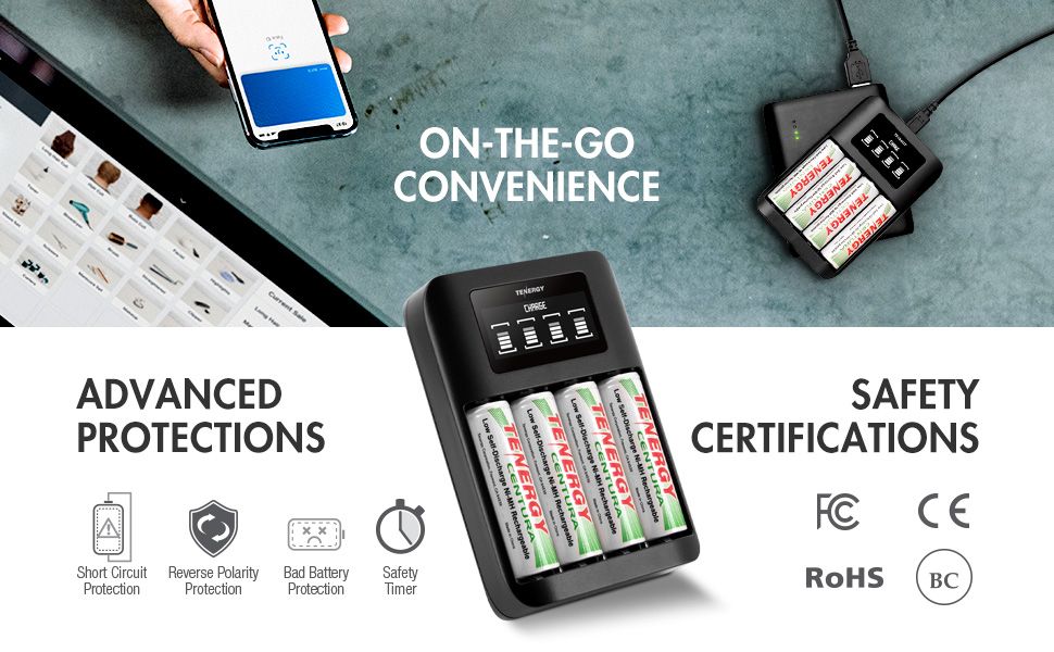 Charger Features: Bad battery detection and reverse polarity batteries