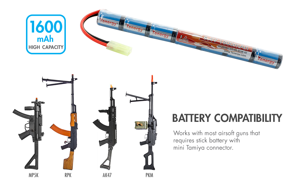 BATTERIE NIMH 8,4V 1600MAH DOUBLE STICK - Cybergun Store