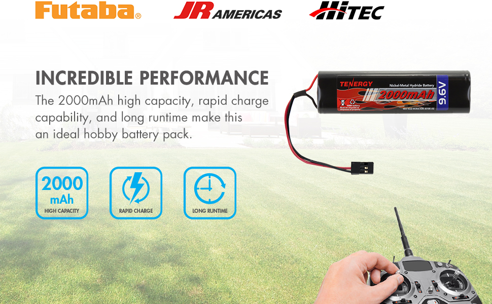 The 2000mah high capacity, rapid charge capability, and long runtime make this an ideal hobby battery pack.