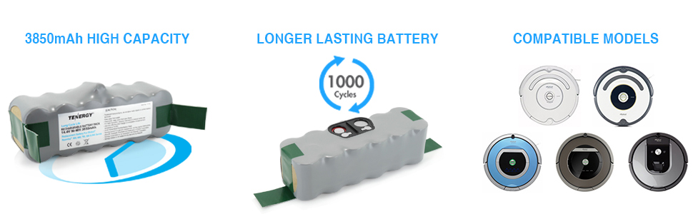 Vendita 30417_GMBH, Battery iRobot Roomba serie: 500, 600, 700, 800, NiMH,  14,4V 3300mAh Battery Import - 30417_GMBH