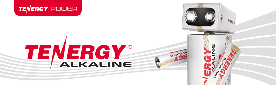  Tenergy Batería alcalina LR20 de 1.5 V D, baterías no