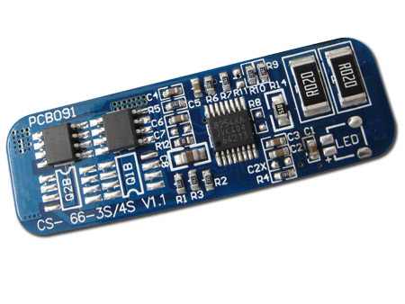 Protection Circuit Module [PCB] for 11.1V (3S) Li-ion Battery Pack (Working 3A, Cutoff 15A)