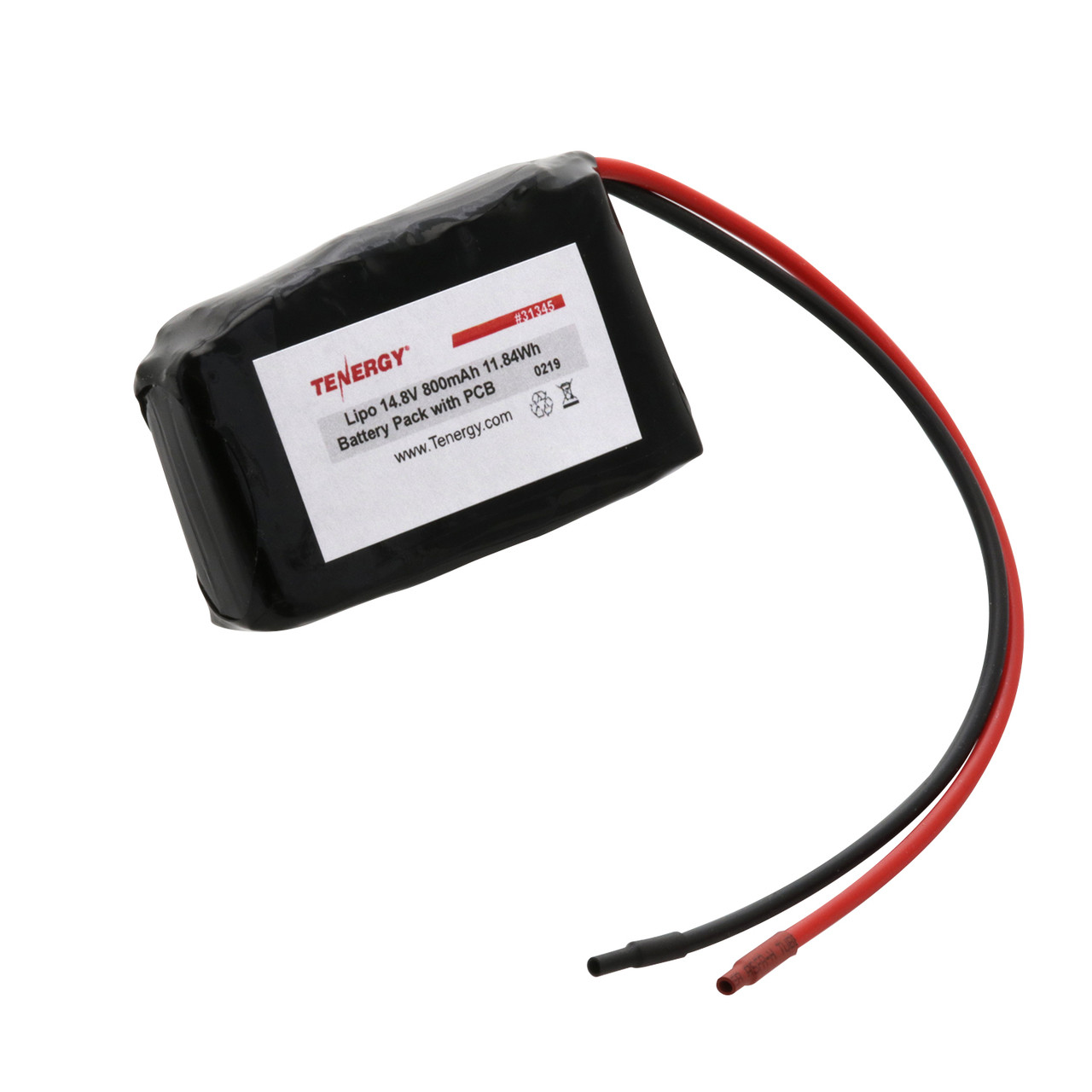 AT: Tenergy 14.8V 800mAh LiPo Battery Pack w/ PCB