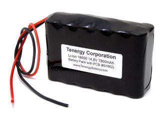 AT: Tenergy Li-ion 14.8V 7800mAh Rechargeable Battery Pack(4S3P, 115.44Wh, 5A Rate) **DGR-A