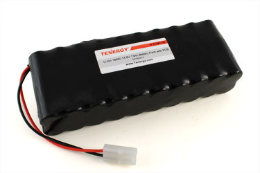 AT: Tenergy Li-ion 18650 14.8V 13,000mAh Rechargeable Battery Pack w/ PCB (4S5P, 192.4Wh, 6A Rate, Tamiya Connector )**DGR-A