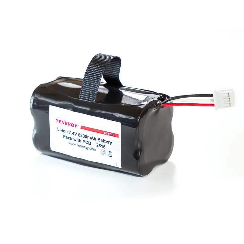 AT: Tenergy 7.4V 5200mAh Li-Ion Battery Pack for iSTAR Fusion (w/ PCB, Thermistor, Connector)