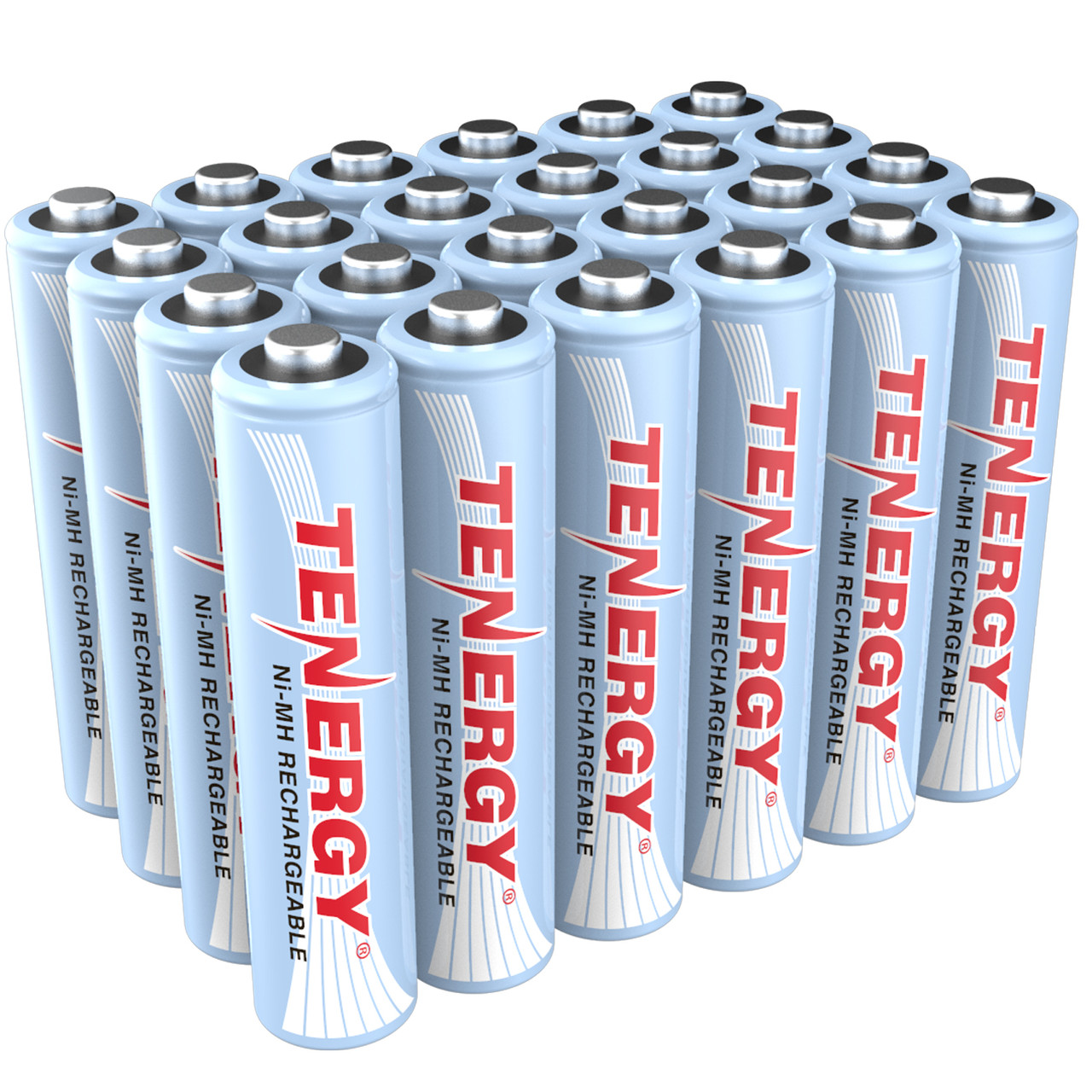 Tenergy 24 Pack AAA 1000mAh NiMH Rechargeable Batteries
