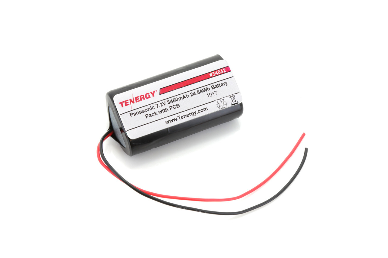 AT: Tenergy Li-ion 18650 7.2V 3500mAh Rechargeable Battery Pack w/ PCB (2S1P, 24.84Wh, 5A Rate)