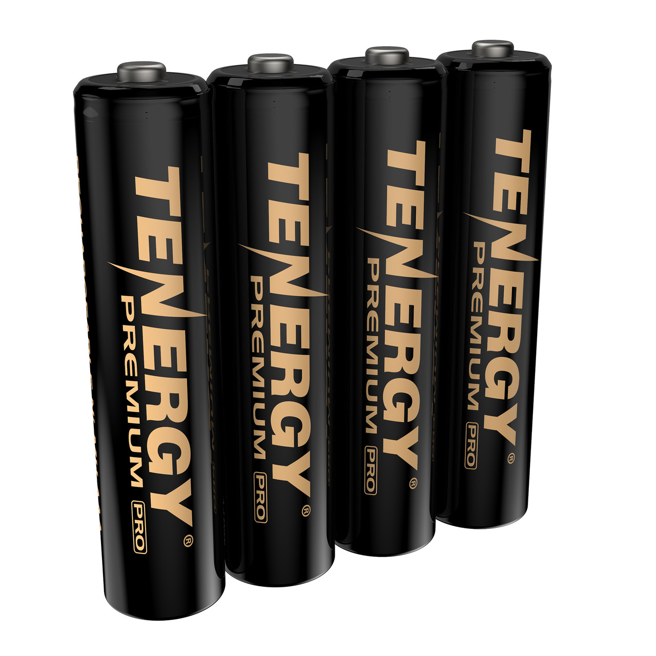 Tenergy Premium PRO Rechargeable AAA Batteries, High Capacity Low Self-Discharge 1100mAh NiMH AAA Battery, 4 Pack