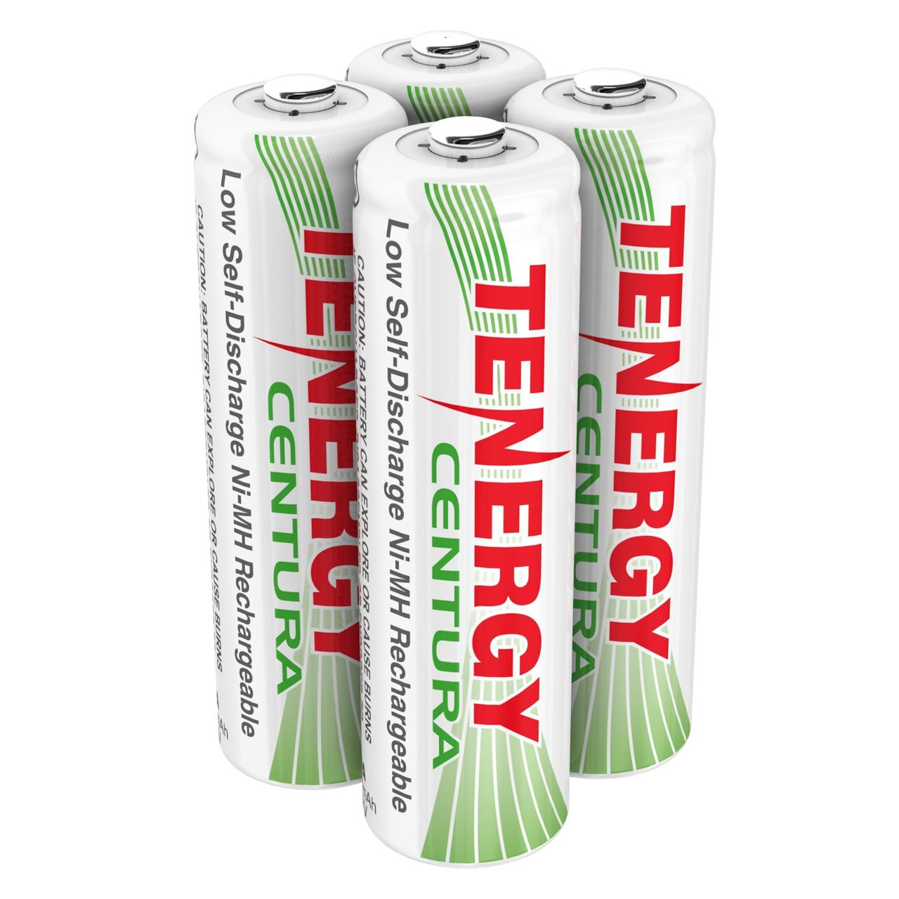 4pcs Tenergy Centura NiMH AA 1.2V 2000mAh Rechargeable Batteries