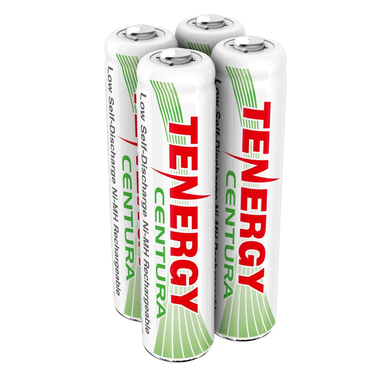 4pcs Tenergy Centura NiMH AAA 1.2V 800mAh Rechargeable Batteries