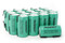 Tenergy 1.2V D cell batteries featuring flat solder tabs for custom battery pack assembly and industrial power applications.
