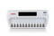 Empty 12-slot smart battery charger showing the individual spring-loaded bays for AA and AAA cell sizes.