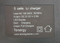 Technical label for a 5-cell lithium battery charger showing voltage output specifications for electronic devices.