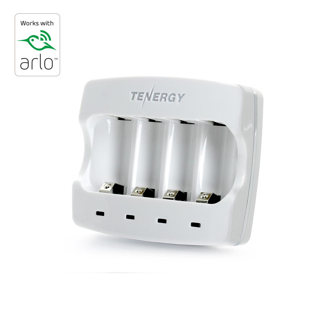 Battery Charger for Arlo Certified 3.7V RCR123A Li-ion Rechargeable Batteries (for Arlo Smart Security Cameras