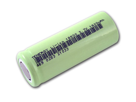 Tenergy Li-ion 18500 Cylindrical 3.7V 1400mAh Flat Top Rechargeable Battery