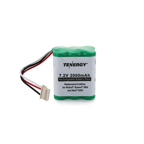 Tenergy 7.2V 2000mAh iRobot Replacement Battery - Tenergy