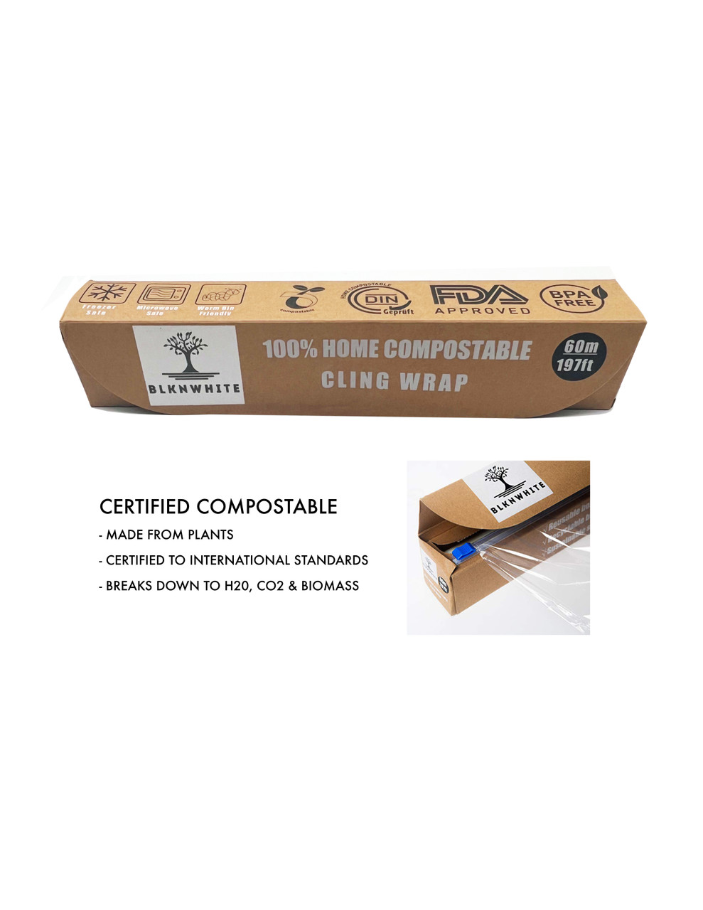 Certified Compostable Cling Wrap