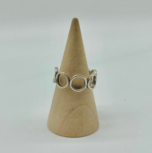 Koru United Recycled Sterling Silver Adjustable Ring Koru United Recycled Sterling Silver Adjustable Ring