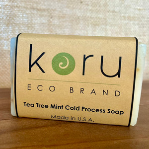 Case of 12 Travel Size Tea Tree Mint Cold Process Soap Case of 12 Travel Size Tea Tree Mint Cold Process Soap