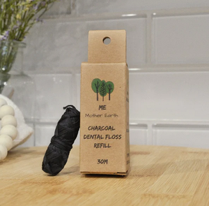 Mother Earth Biodegradable Charcoal Dental Floss Refill Mother Earth Biodegradable Charcoal Dental Floss Refill