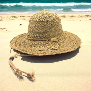 Koru Nui Grass Wide Brim Beach Hat   Koru Nui Grass Wide Brim Beach Hat