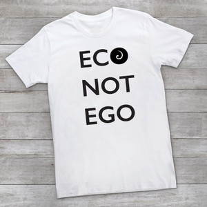 ECO NOT EGO Organic Cotton Bold Statement Tee ECO NOT EGO Organic Cotton Bold Statement Tee