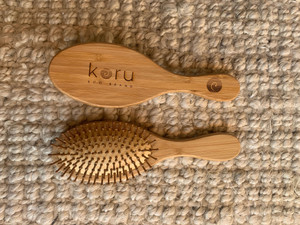 Koru Zero Plastic Bamboo Paddle Hair Brush Koru Zero Plastic Bamboo Paddle Hair Brush