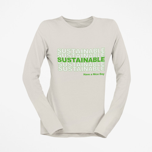 "Sustainable" Organic Cotton Tee "Sustainable" Organic Cotton Tee