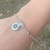 Recycled 925 Sterling Silver Koru Silver Beaded Minimalist Bracelet Recycled 925 Sterling Silver Koru Silver Beaded Minimalist Bracelet