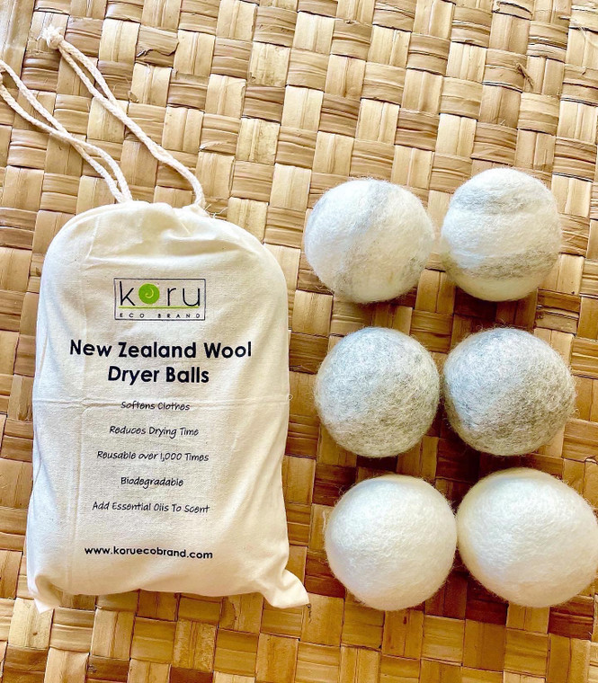 KORU NEW ZEALAND WOOL DRYER BALLS