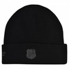 Men's San Jose Sharks Fanatics Branded Authentic Pro Black on Black Beanie