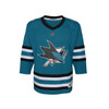 San Jose Sharks Evolve Toddler Premier Home Teal Jersey