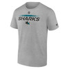 San Jose Sharks Authentic Pro Prime Short Sleeve Tee - Gray