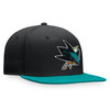 San Jose Sharks Fanatics Men's Core Snapback Adjustable - Black/Teal