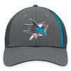 San Jose Sharks Fanatics Grey Authentic Pro Home Ice Mesh Hat