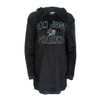 Women's San Jose Sharks Ladies Velour Nightshirt