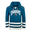 Men's San Jose Sharks Sport Design Sweden Evolve Wordmark Lace Hoodie