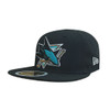 Youth San Jose Sharks New Era 5950 Crest Fitted