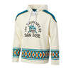 Men's San Jose Sharks Sport Design Sweden Skull Shark Lace Hoodie