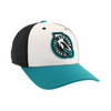 San Jose Sharks Zephyr Cali Fin White/Teal Flexible Hat