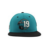 San Jose Sharks X Jumbo 19 Z11 Teal/Black Visor Snap Hat