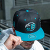 San Jose Sharks X Jumbo 19 Z11 Black/Teal Visor Snap Hat