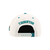 San Jose Sharks X Jumbo 19 Z11 White/Teal Visor Snap Hat