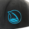 San Jose Sharks x Resid3ncy - Black w/ Teal & Orange Script Adjustable Hat