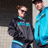 San Jose Sharks Mitchell & Ness Lightweight Satin Black Jacket