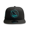 Men's San Jose Sharks New Era Evolve Fin Black Snap Hat